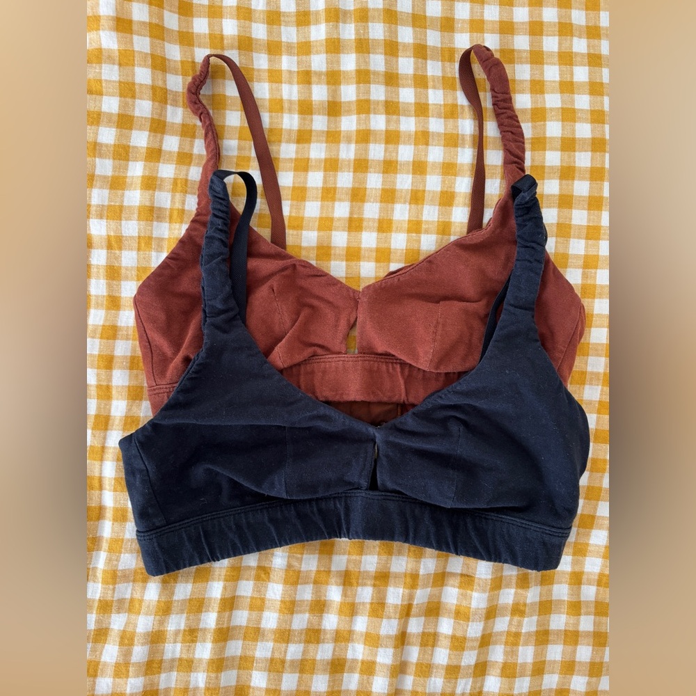 Organic bralettes